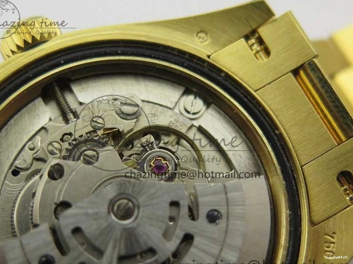 Best 31mm Malachite Bracelet EWF on Dial YG Daydate YG Edition 278288 Green ETA2688 President 0416